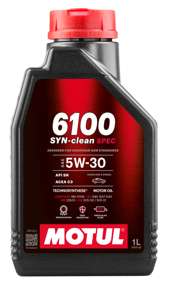 MOTUL 6100 SYN-CLEAN SPEC 5W-30 1 л