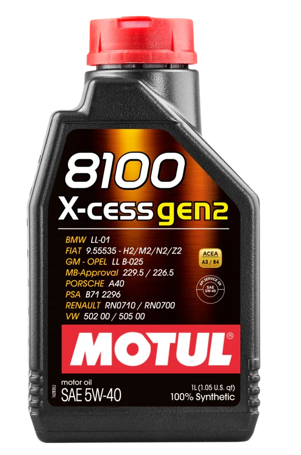 MOTUL 8100 X-CESS GEN2 5W-40 1 л