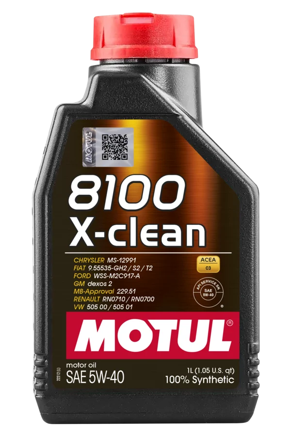 MOTUL 8100 X-CLEAN 5W-40 1 л