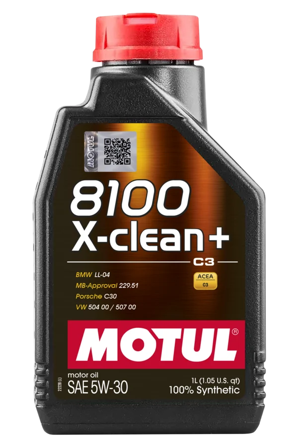 MOTUL 8100 X-CLEAN+ 5W-30 1 л
