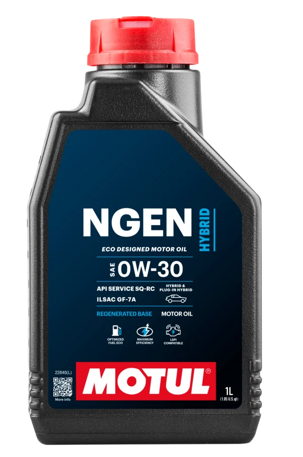 MOTUL NGEN HYBRID 0W-30 1 л